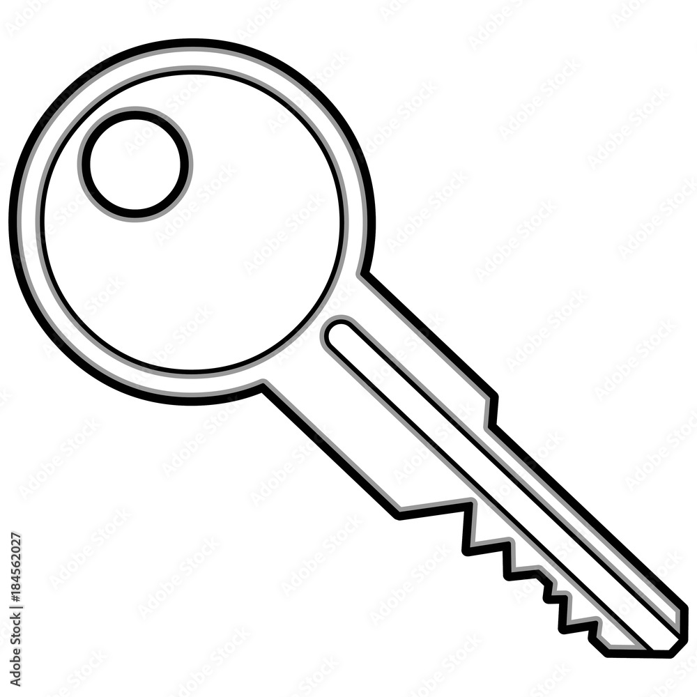 Boat Key Illustration - A vector illustration of a Boat Key. Boat Key Illustration - A vector illustration of a Boat Key.