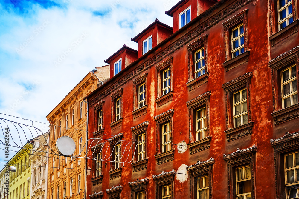 Fototapeta premium antique building view in Brno, Czech Republic