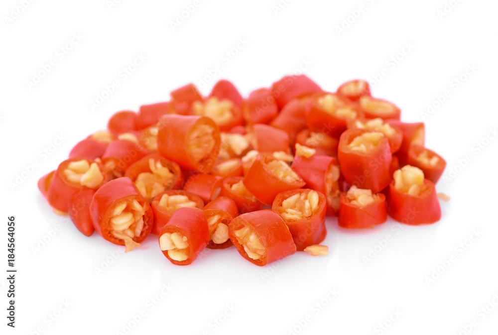 sliced red chili or chilli cayenne peppe sliced red chili or chilli cayenne peppe