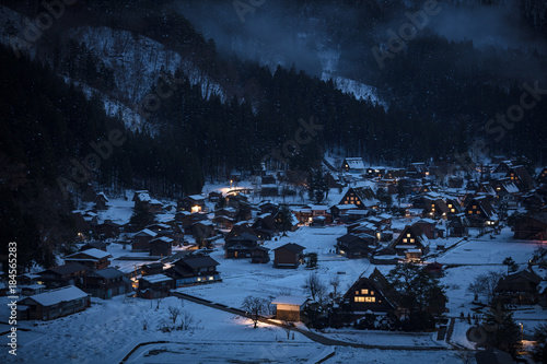 白川郷 雪景色