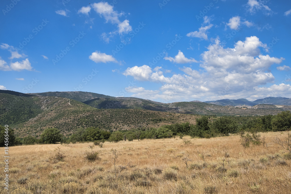 Mountain landscape in Abruzzi at summer Mountain landscape in Abruzzi at summer