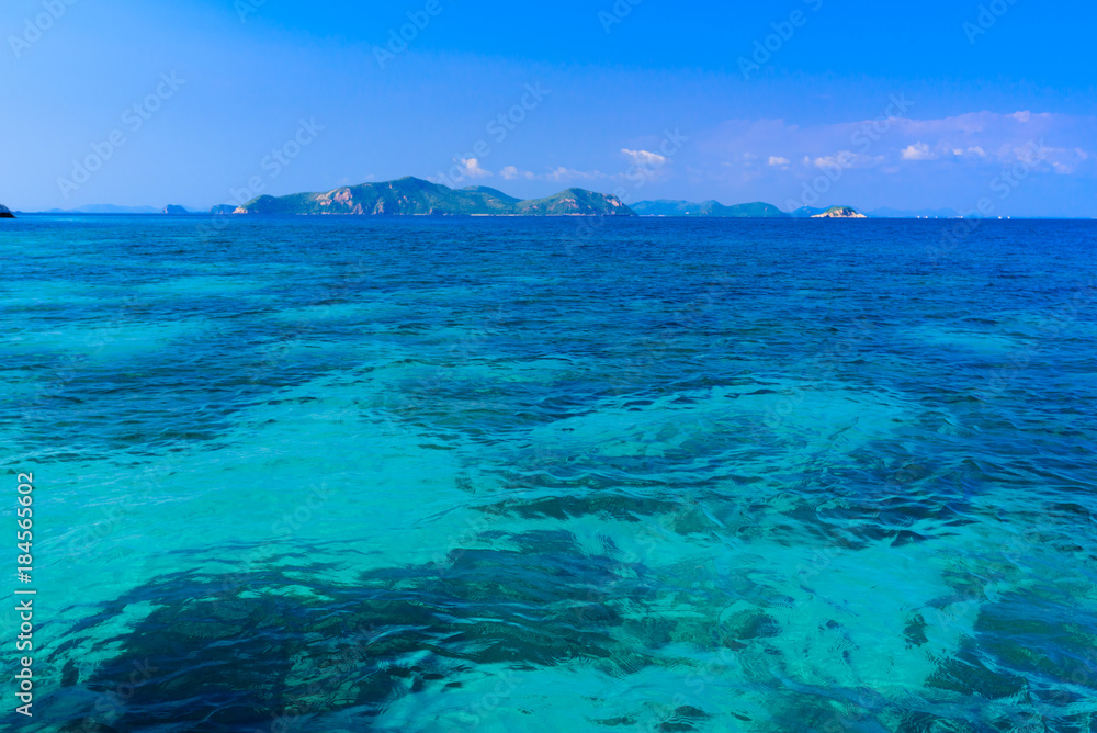 Chan island gulf of Thailand ,Beautiful seascape clear water