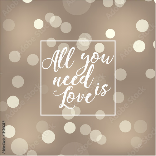 Bokeh lights background