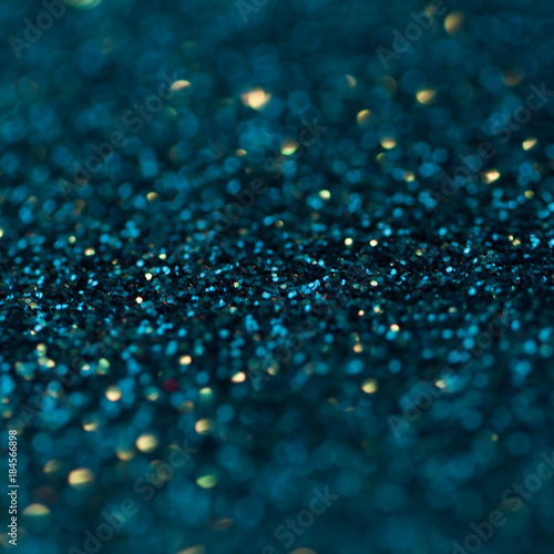 Blue and gold festive background