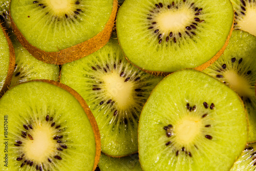 Background of the kiwi fruits