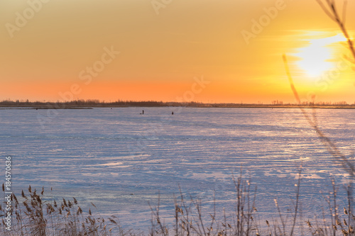 Sunrise on the river