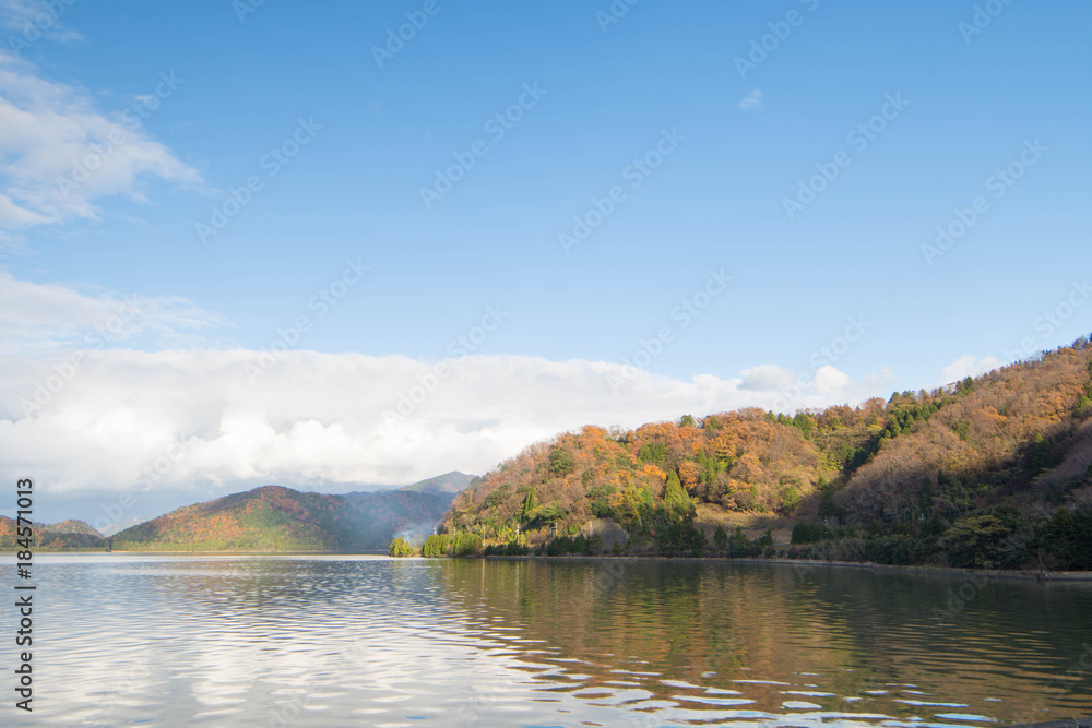 冬・風景・紅葉・快晴 冬・風景・紅葉・快晴