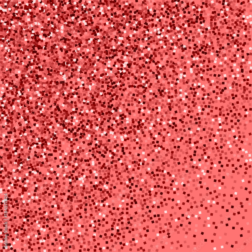 Red gold glitter. Abstract scatter with red gold glitter on pink background. Symmetrical Vector illustration. Red gold glitter. Abstract scatter with red gold glitter on pink background. Symmetrical Vector illustration.