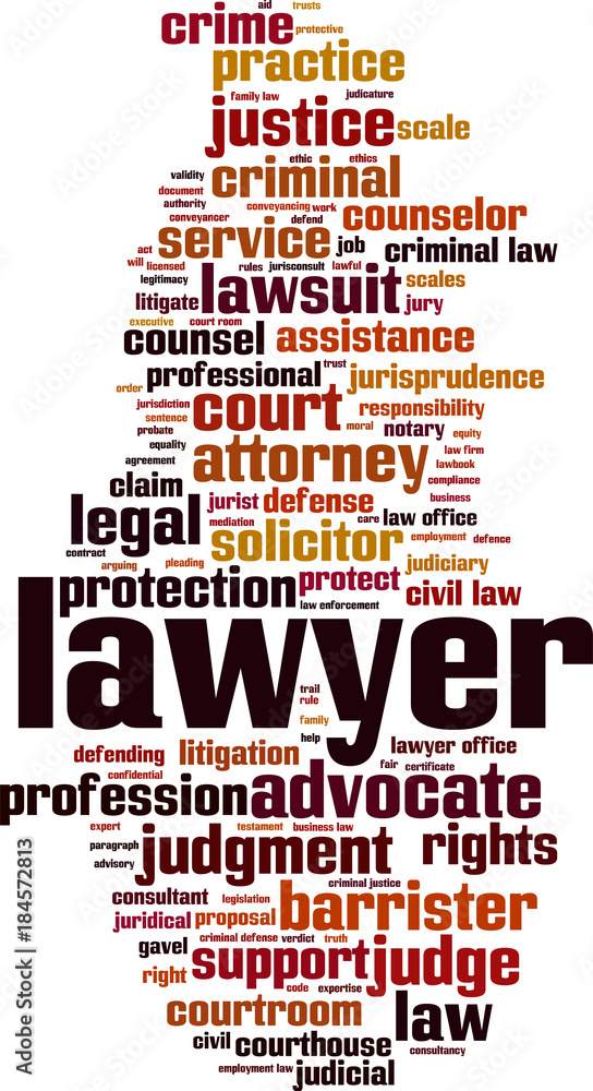 Lawyer word cloud