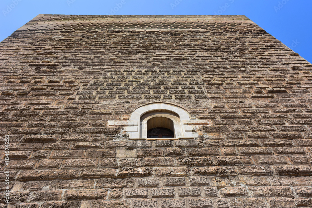 Italy, Bari, Norman-Svevo Castle. Medieval fortress that dates back to 1132. External towers Italy, Bari, Norman-Svevo Castle. Medieval fortress that dates back to 1132. External towers