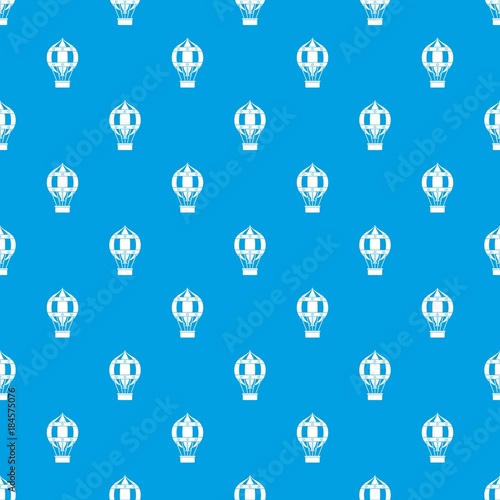 Old fashioned helium balloon pattern seamless blue