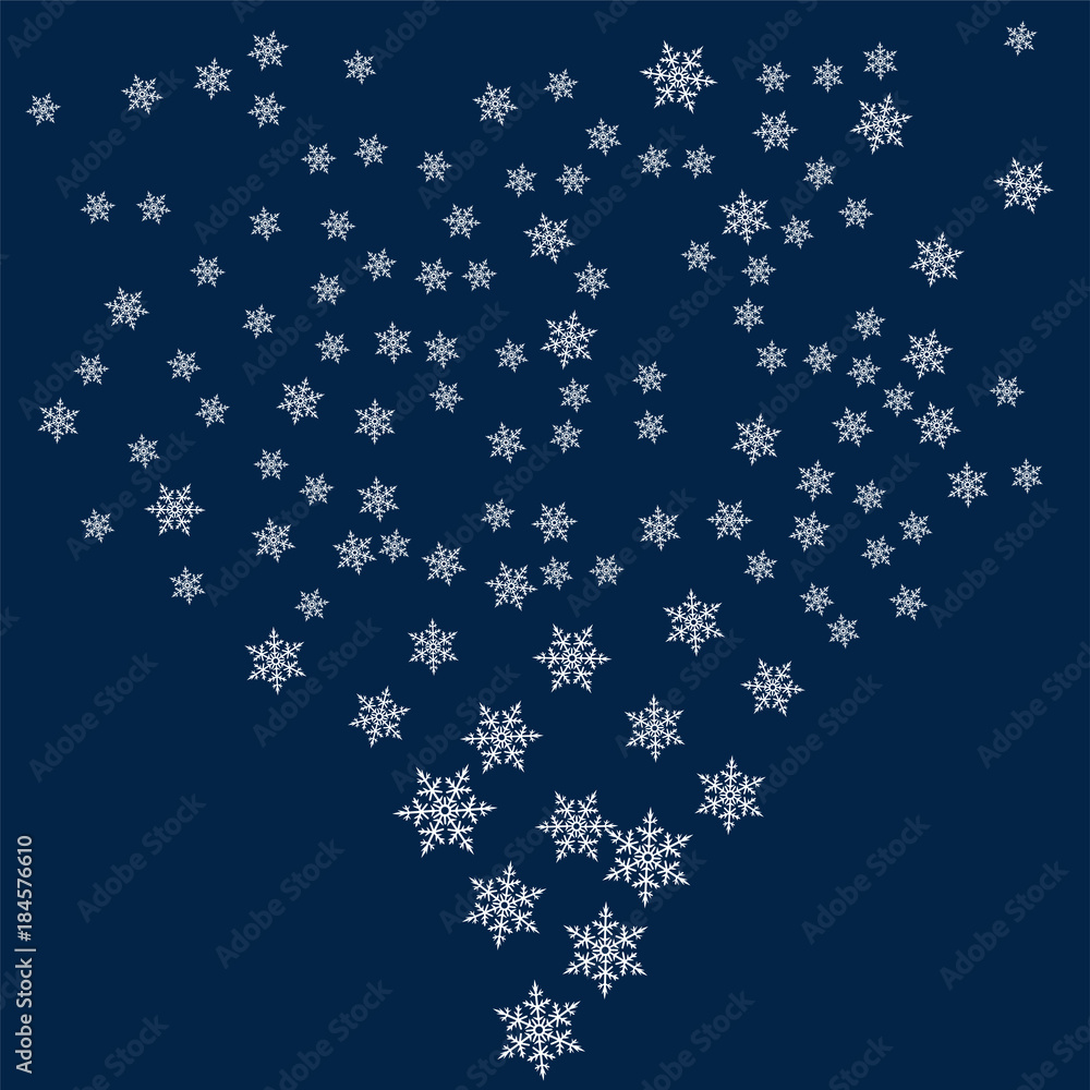 frame of snowflakes. Christmas background. To design posters, postcards, greeting, invitation for the new year. frame of snowflakes. Christmas background. To design posters, postcards, greeting, invitation for the new year.