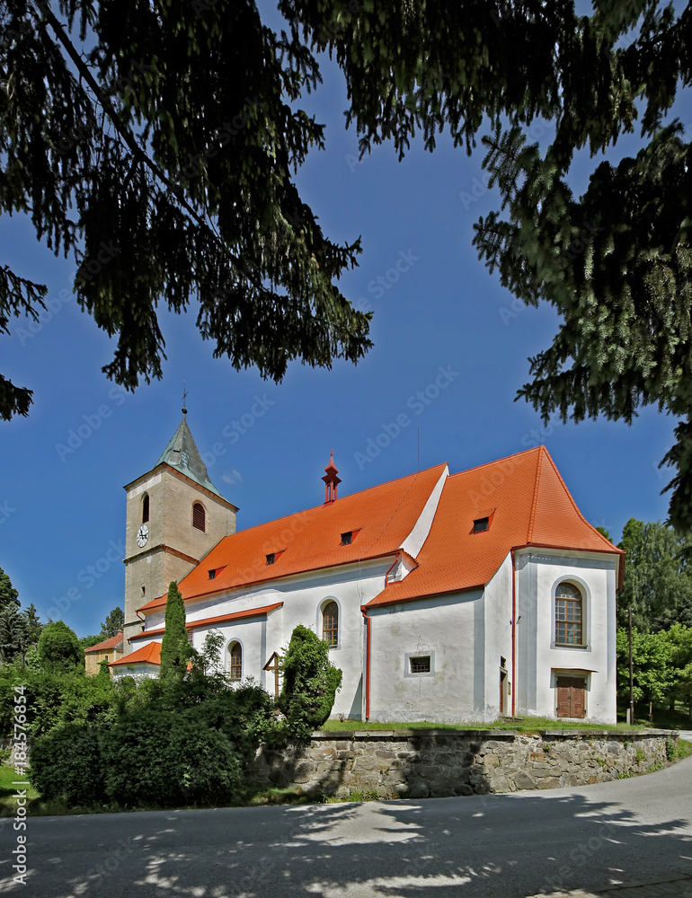 Obraz premium Horni Plana church