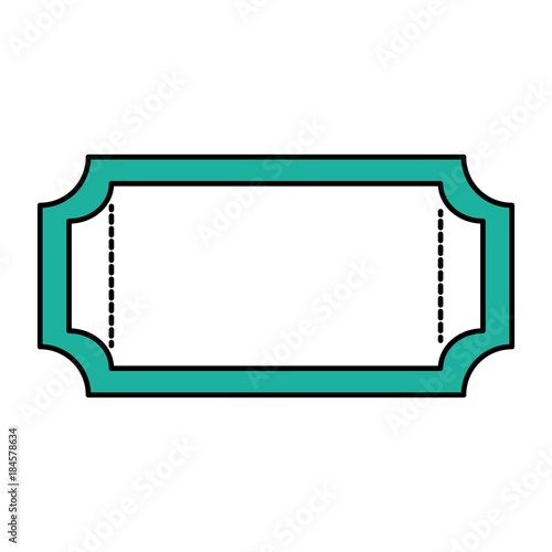 Isolated ticket design