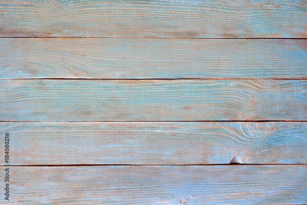 Fototapeta premium Old blue wooden texture background