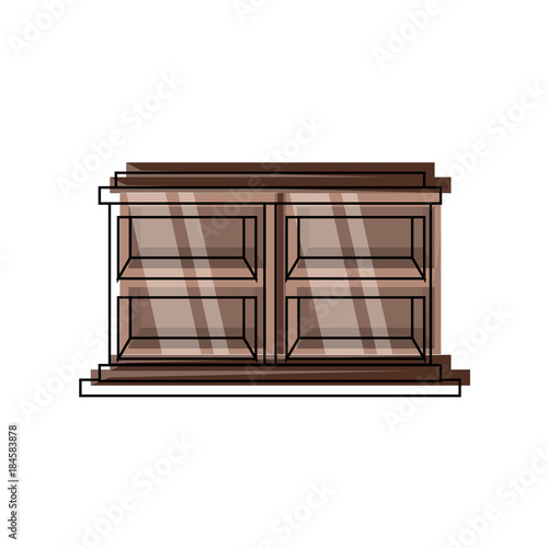 empty shelves unit icon