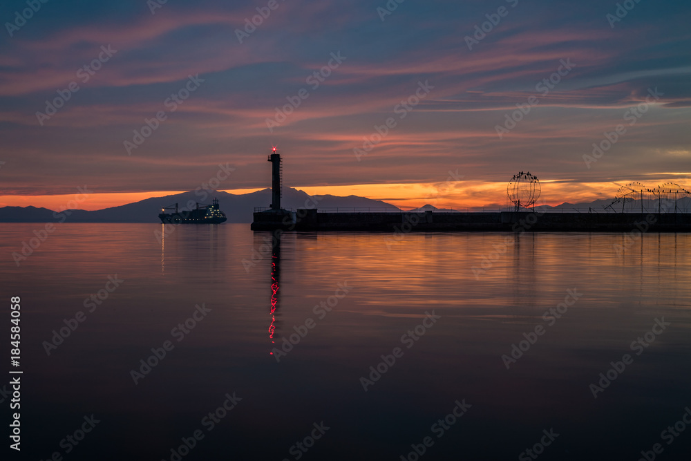 Thessaloniki Port View, Lighthouse
