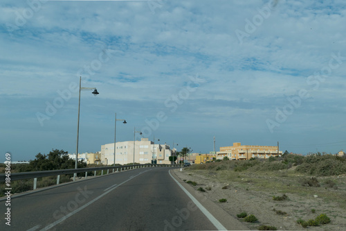 View from seaside driving way in Almeria, Spain © Shikha