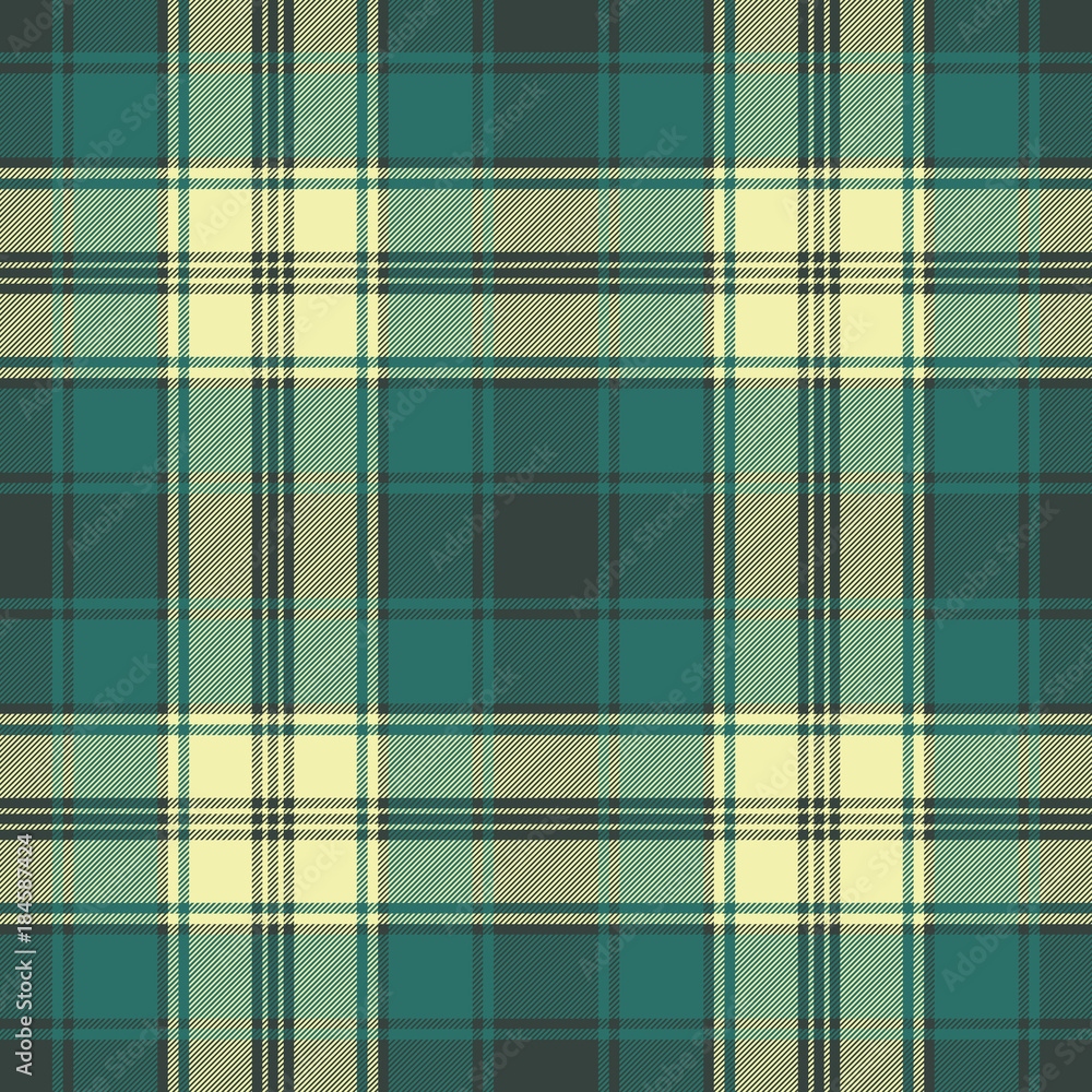 Green classic plaid seamless pattern Green classic plaid seamless pattern