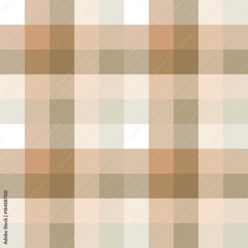 Fototapeta premium Plaid diagonal fabric texture seamless pattern