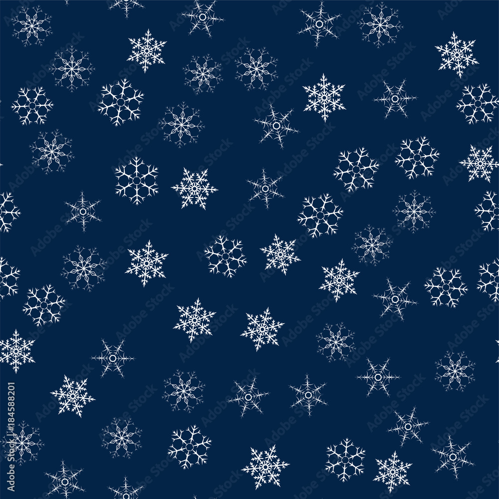 Christmas seamless pattern from snowflakes. New year festive texture for design postcards, invitations, greetings, and clothing. Christmas seamless pattern from snowflakes. New year festive texture for design postcards, invitations, greetings, and clothing.
