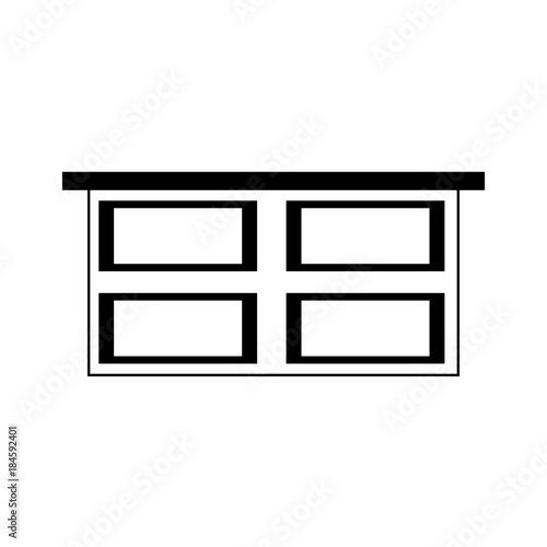empty shelves unit icon