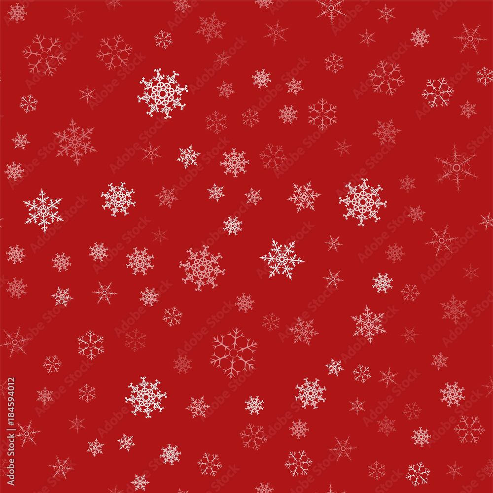 frame of snowflakes. Christmas festive background. To design posters, postcards, greeting, invitation for the new year.