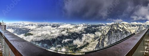 Chamonix dall'Aiguille du Midi