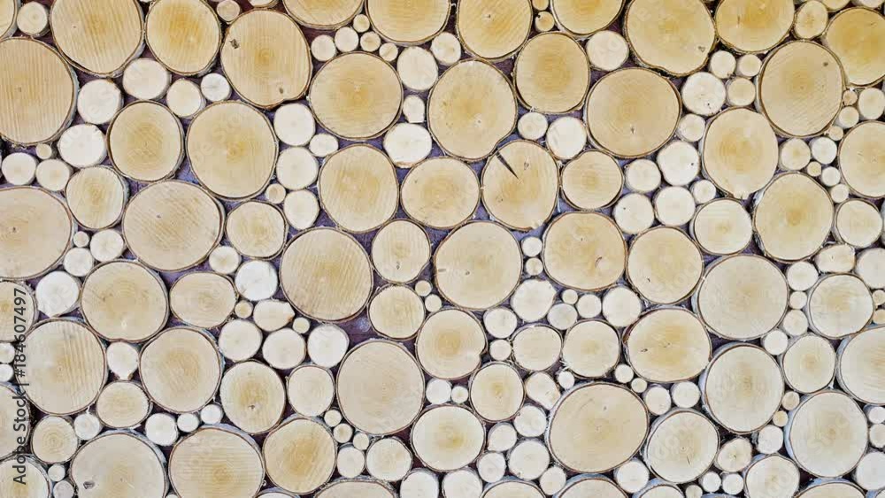 large number of different size saw cut wood circles large number of different size saw cut wood circles