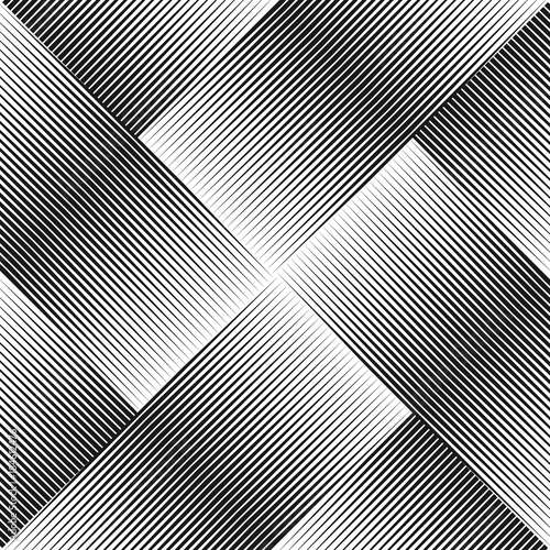 Abstract halftone stripes background. Vector geometric pattern. Modern design black and white background.