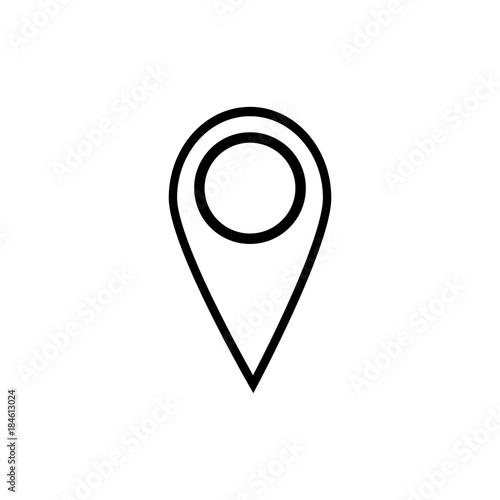 Simple location icon