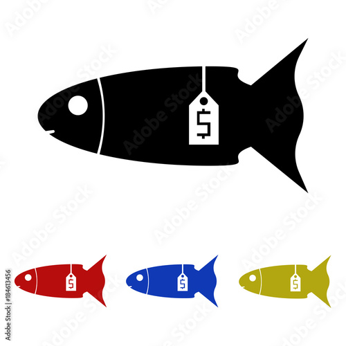 Sale of fish icon