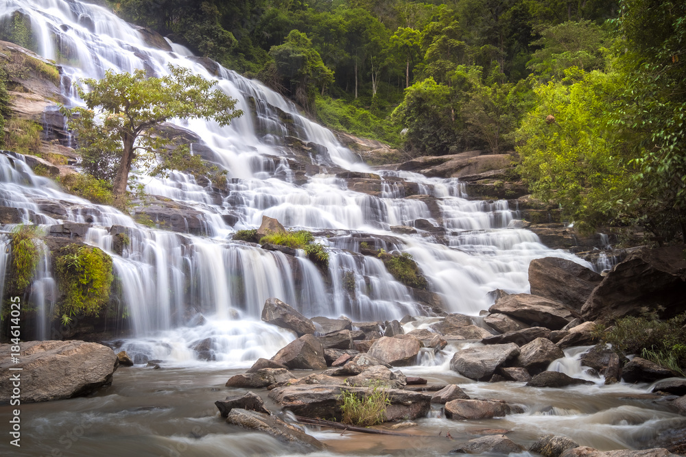 Mae Ya waterfall at Doi Inthanon national park, Chiang Mai Thailand