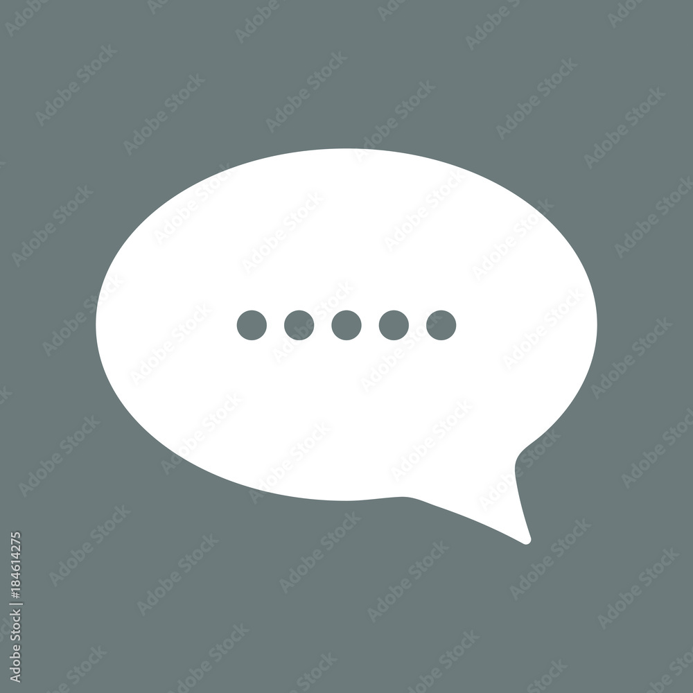 Chat icon. Dialog text Chat icon. Dialog text