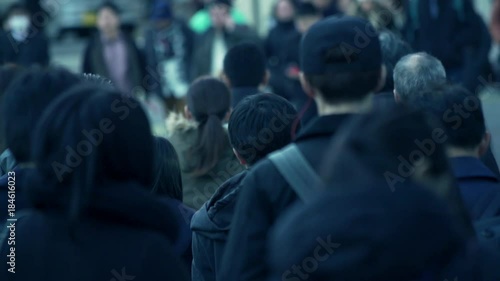 ビジネス、イメージ、出勤、冬、コート、真冬