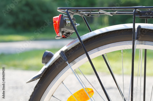 Принти на полотні Rear Bicycle Wheel Closeup