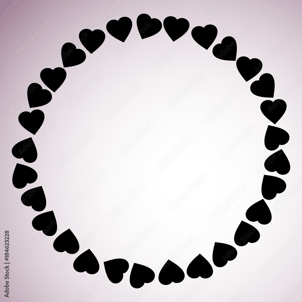 Obraz premium frame heart