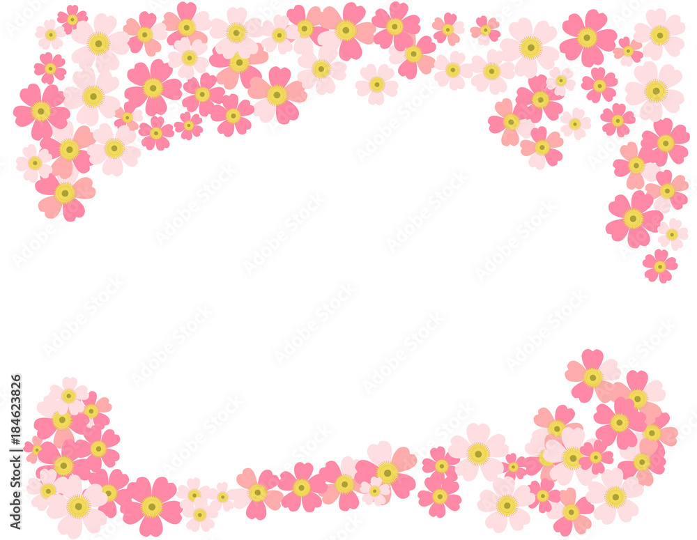 Romantic floral background. Flower. Japanese daisies