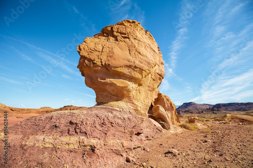 Rock in Timna Park. Israel