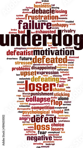 Underdog word cloud