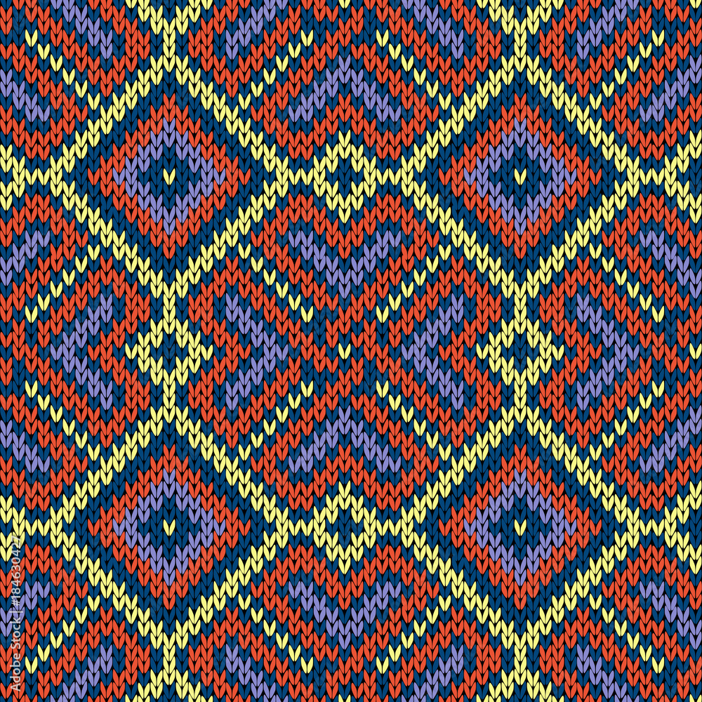 Seamless Knitted Pattern