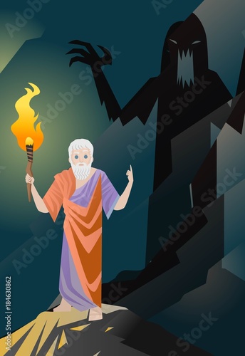 plato's allegory of the shadows in the cave