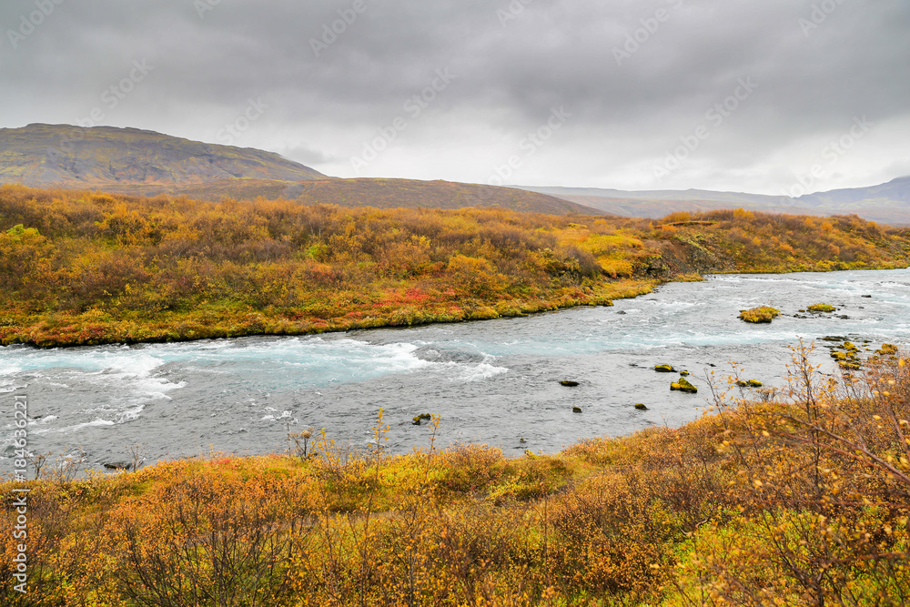 Bruara River in Iceland