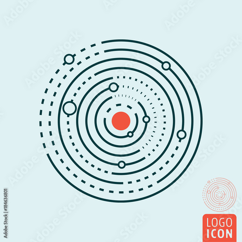 Solar system icon
