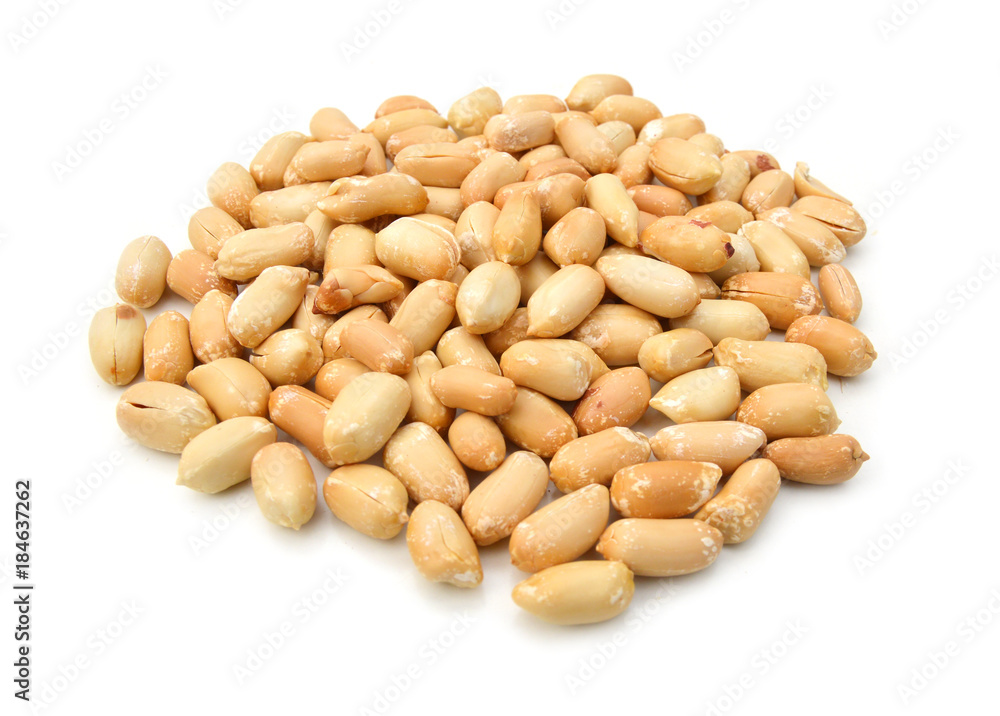 Peanut on white background Peanut on white background