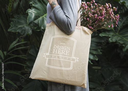 Foto Design space on tote bag