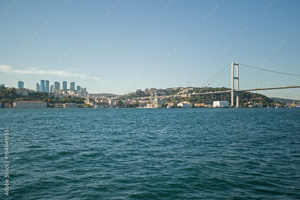 Fototapeta premium Istanbul summer luxury Bosphorus