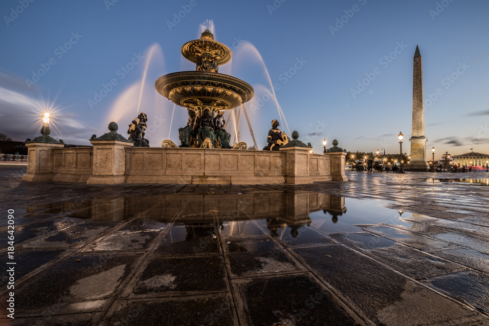 Obraz premium The Square of Place de la Concorde in Paris