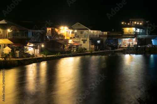 Pillog,Thailand - December  2:Village in Pillog camp in morning. Tourist will wakeup and going to see sunrise.