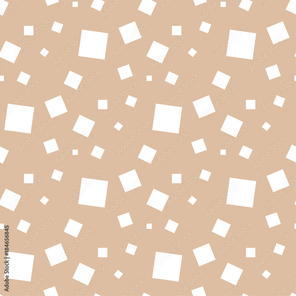 Beige and white geometric seamless pattern Beige and white geometric seamless pattern